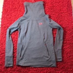 Cowl neck hoodie
